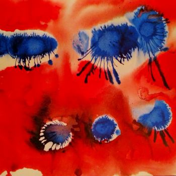 "Océan 21 "Etranges…" başlıklı Tablo Brigitte Mathé (MBL) tarafından, Orijinal sanat