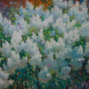 Malerei mit dem Titel "Spring extravaganza" von Nikolai Chebotaru, Original-Kunstwerk, Öl