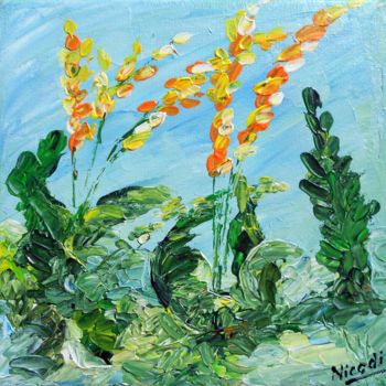 Pintura titulada "PRINTEMPS 2" por Nicodi, Obra de arte original, Acrílico