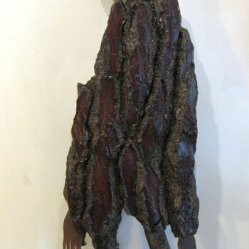 Sculpture titled ""Sans titre"" by Elisabeth Faucheur, Original Artwork, Wood