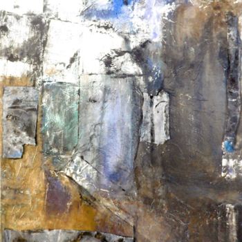 Peinture intitulée ""  Surgissement de…" par Jeanne Le Guen, Œuvre d'art originale, Acrylique Monté sur Châssis en bois