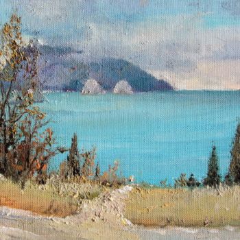 Pintura titulada "Crimea, Gurzuf, coa…" por Mark Kremer, Obra de arte original, Oleo