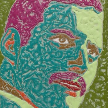 Peinture intitulée "FREDDIE" par Marjinal Artiste Peintre Décalé Français, Œuvre d'art originale, Acrylique