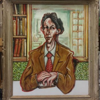Painting titled "Le livre des secrets" by Pascal Buffard, Original Artwork