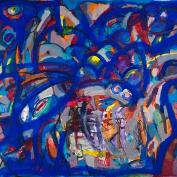 Painting titled "Theme" by Gago Chtchyan, Original Artwork