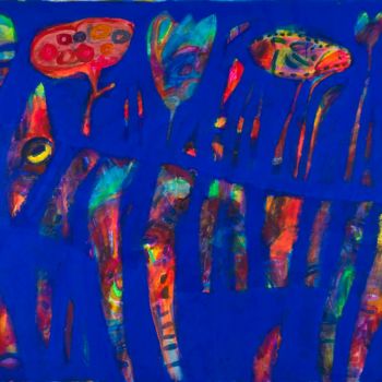 Painting titled "Wolf" by Gago Chtchyan, Original Artwork, Acrylic