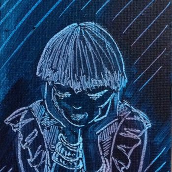 「201214」というタイトルの絵画 Sbxによって, オリジナルのアートワーク