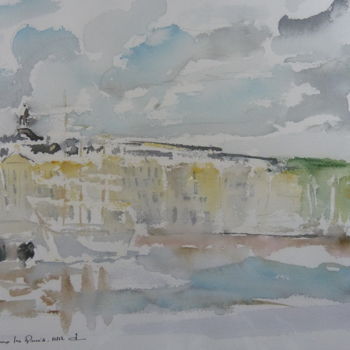 Painting titled "Bordeaux, les quais…" by Martin Jobert, Original Artwork