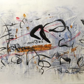 Peinture intitulée "Evidence" par Van Thaï, Œuvre d'art originale, Acrylique