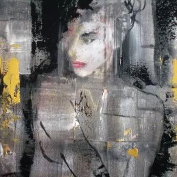 Painting titled "dreaming" by Donatella Marraoni, Original Artwork, Oil