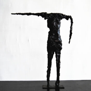 Sculpture titled "Insomnia(3/7)" by Yuan Ming, Original Artwork, Metals