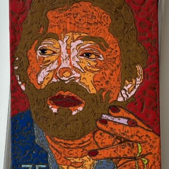 Peinture intitulée "ECCE HOMO / SCULPTU…" par Marjinal Artiste Peintre Décalé Français, Œuvre d'art originale, Acrylique Mon…