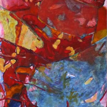 Peinture intitulée "Gaea" par Philippe Casaubon, Œuvre d'art originale, Huile