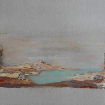 Collages intitulée "Naxos" par Martine Capdeville-Lacomme, Œuvre d'art originale