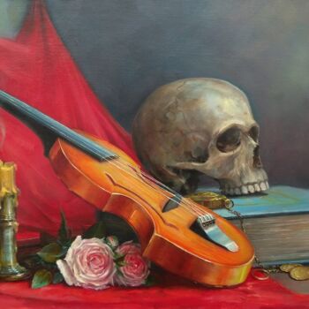 Painting titled "oblivion" by Vladislav Shurganov, Original Artwork, Oil Mounted on Other rigid panel