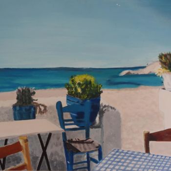 Peinture intitulée "Naxoss" par Martine Capdeville-Lacomme, Œuvre d'art originale, Acrylique
