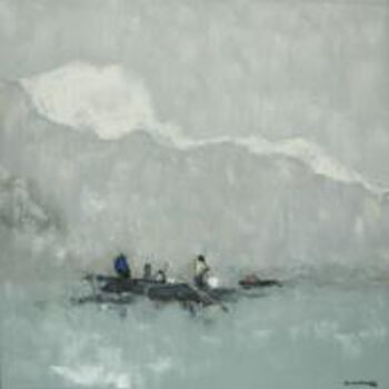 Peinture intitulée "transcendée par la…" par Roudneff, Œuvre d'art originale