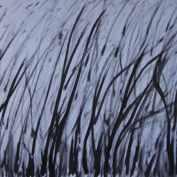 Peinture intitulée "MURMURES      (encr…" par Jeannette Allary, Œuvre d'art originale, Encre