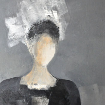 Painting titled "Bretonne" by Patricia Garreau, Original Artwork, Acrylic