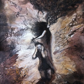 Peinture intitulée "Stop a la souffranc…" par Olena Rabitcheva, Œuvre d'art originale
