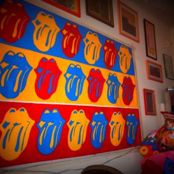 Pintura titulada "It's just paint, bu…" por Ricardo Montrose, Obra de arte original