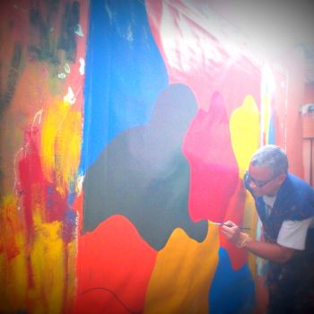 Pintura titulada "Policromo" por Ricardo Montrose, Obra de arte original