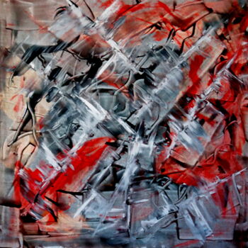 Peinture intitulée "Espace" par Pierre-Paul Marchini, Œuvre d'art originale, Huile