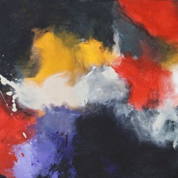 Painting titled "Ailleurs" by Marie Bariseel, Original Artwork, Acrylic