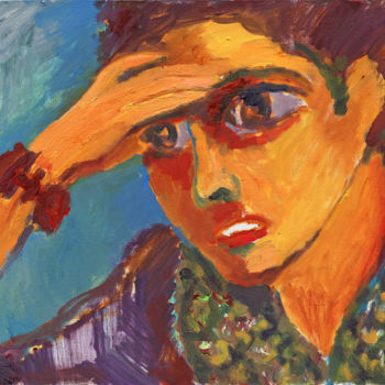 Malarstwo zatytułowany „The Controversy” autorstwa Petr Ldin, Oryginalna praca, Olej