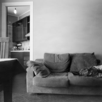 Fotografia intitolato "Eight hours pinhole…" da Gianluca Faletti, Opera d'arte originale