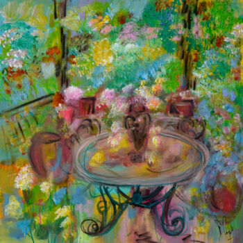 "L'invitation" başlıklı Tablo Muriel Cayet tarafından, Orijinal sanat, Akrilik