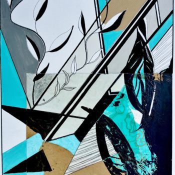 「Nature 1」というタイトルのコラージュ Brigitte Mathé (MBL)によって, オリジナルのアートワーク