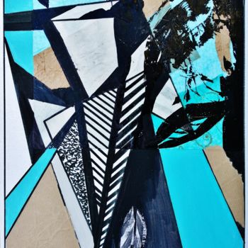 Collages intitulée "Nature 5" par Brigitte Mathé (MBL), Œuvre d'art originale