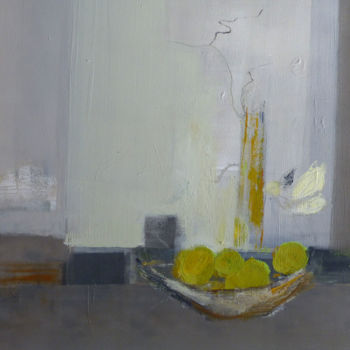 Painting titled "Nature morte" by Patricia Garreau, Original Artwork, Acrylic