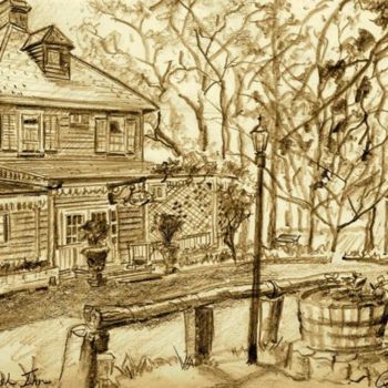 Dessin intitulée "The Plumbush Inn" par Ralph Papa, Œuvre d'art originale, Autre