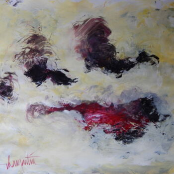 Peinture intitulée "acryl-sur-papier-ma…" par Chamartin, Œuvre d'art originale