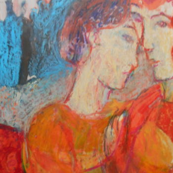 Pintura titulada "ENSEMBLE" por Mchartrie, Obra de arte original, Oleo