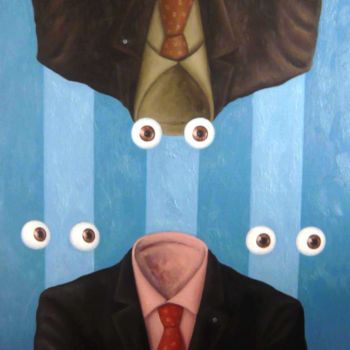 Ζωγραφική με τίτλο "Costumes" από Pascal Buffard, Αυθεντικά έργα τέχνης