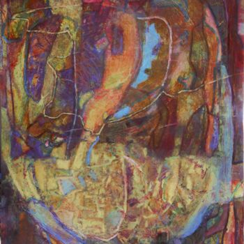 Peinture intitulée "Géryon" par Philippe Casaubon, Œuvre d'art originale, Huile