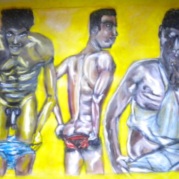 Painting titled "T'ES PAS CAP!!!T'es…" by Herve Yann Dubois, Original Artwork, Gouache