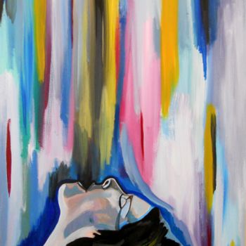 Painting titled "La luxure" by Madiana Cachacou, Original Artwork, Acrylic