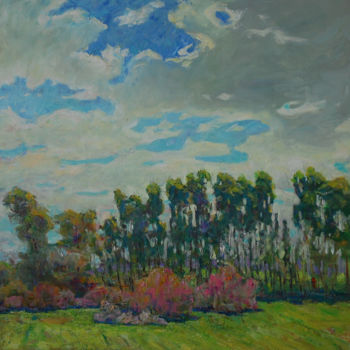 Malerei mit dem Titel "In Sumy" von Nikolai Chebotaru, Original-Kunstwerk, Öl