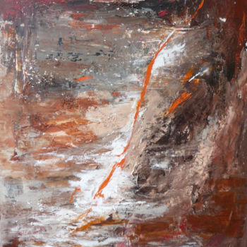 Peinture intitulée "Parcours initiatique" par Sandrine Chalot, Œuvre d'art originale, Acrylique