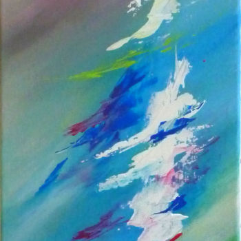 Peinture intitulée "Envole-moi" par Sandrine Chalot, Œuvre d'art originale, Acrylique