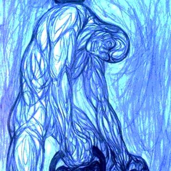 Dessin intitulée "Ecrasé" par Cindy Millet, Œuvre d'art originale, Photographie numérique