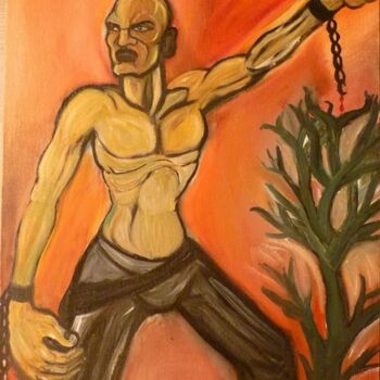 Peinture intitulée "Soulèvement / Insur…" par Cindy Millet, Œuvre d'art originale, Huile