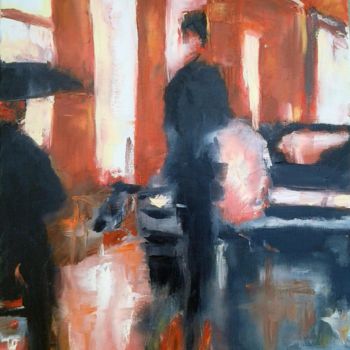 Peinture intitulée "(1)sero-ruber 942" par Robert Charles, Œuvre d'art originale, Huile