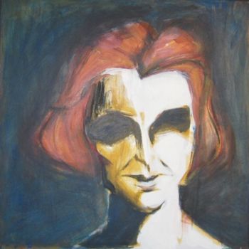 Painting titled "rose 87pfp" by Richard Herr, Original Artwork, Acrylic