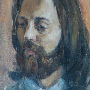 Malerei mit dem Titel ""Ivan"" von Nikolai Chebotaru, Original-Kunstwerk