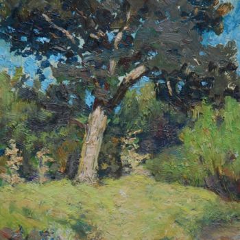 Malerei mit dem Titel ""Tree"" von Nikolai Chebotaru, Original-Kunstwerk